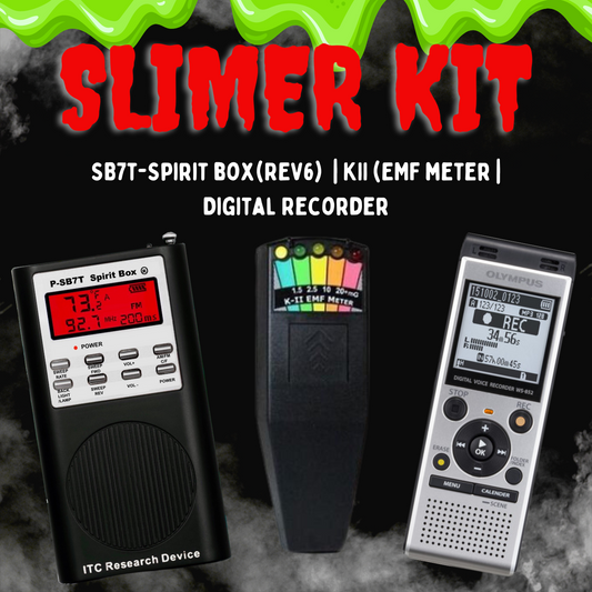 SLIMER kit |Olympus EVP recorder (NEW MODEL), KII EMF meter, SB7(2025 model)Spirit box