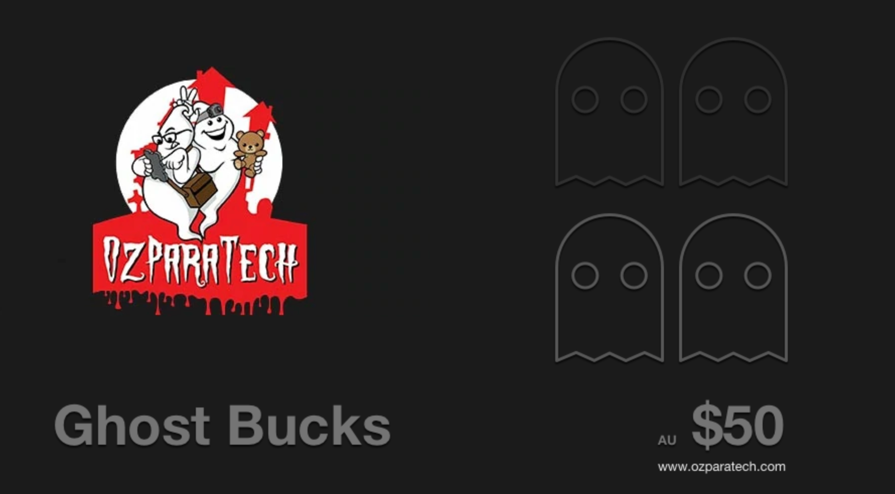 OzParatech Gift Card - Ghost Hunting Equipment - OZParaTech