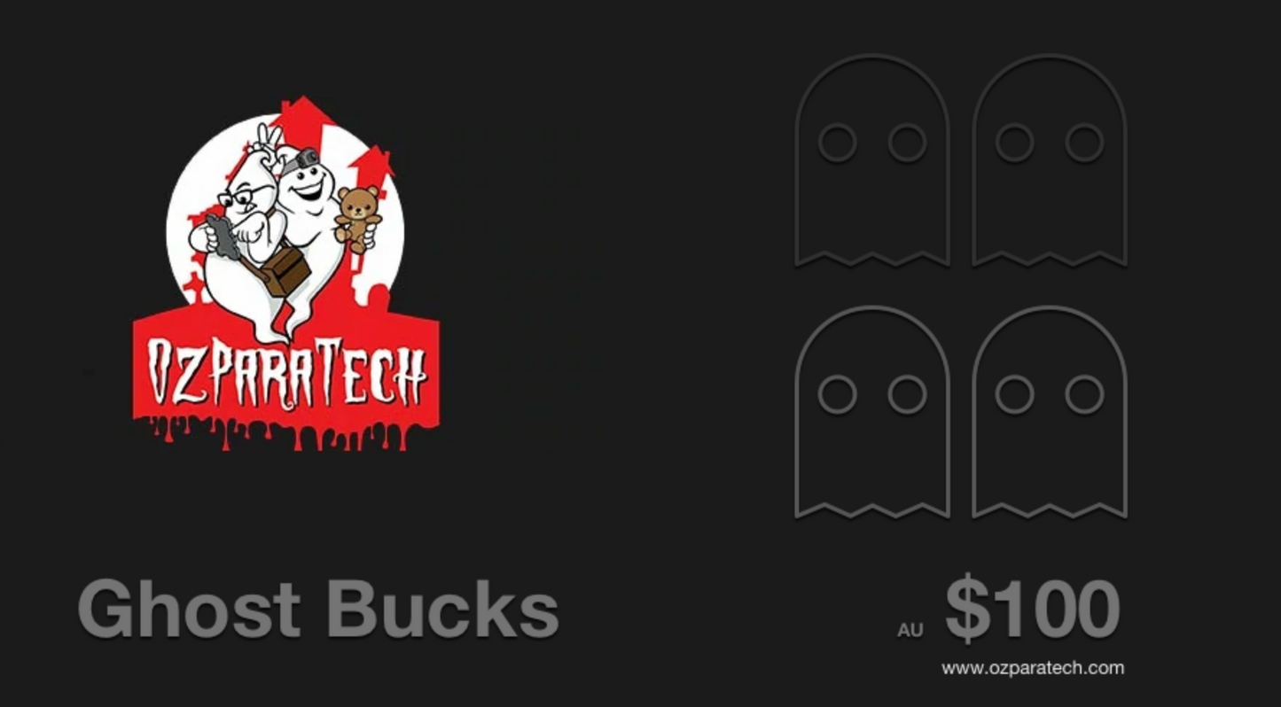 OzParatech Gift Card - Ghost Hunting Equipment - OZParaTech
