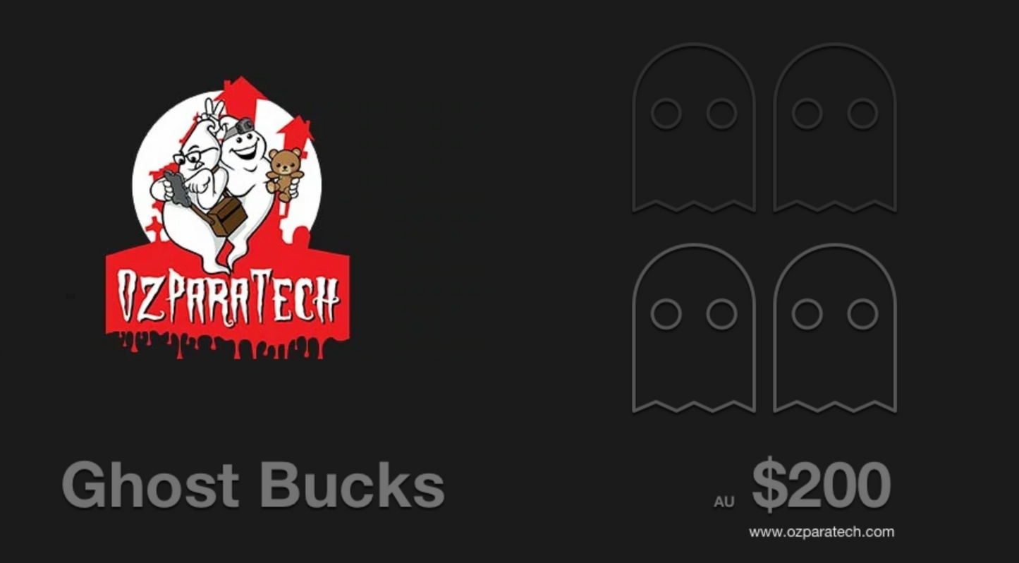 OzParatech Gift Card - Ghost Hunting Equipment - OZParaTech
