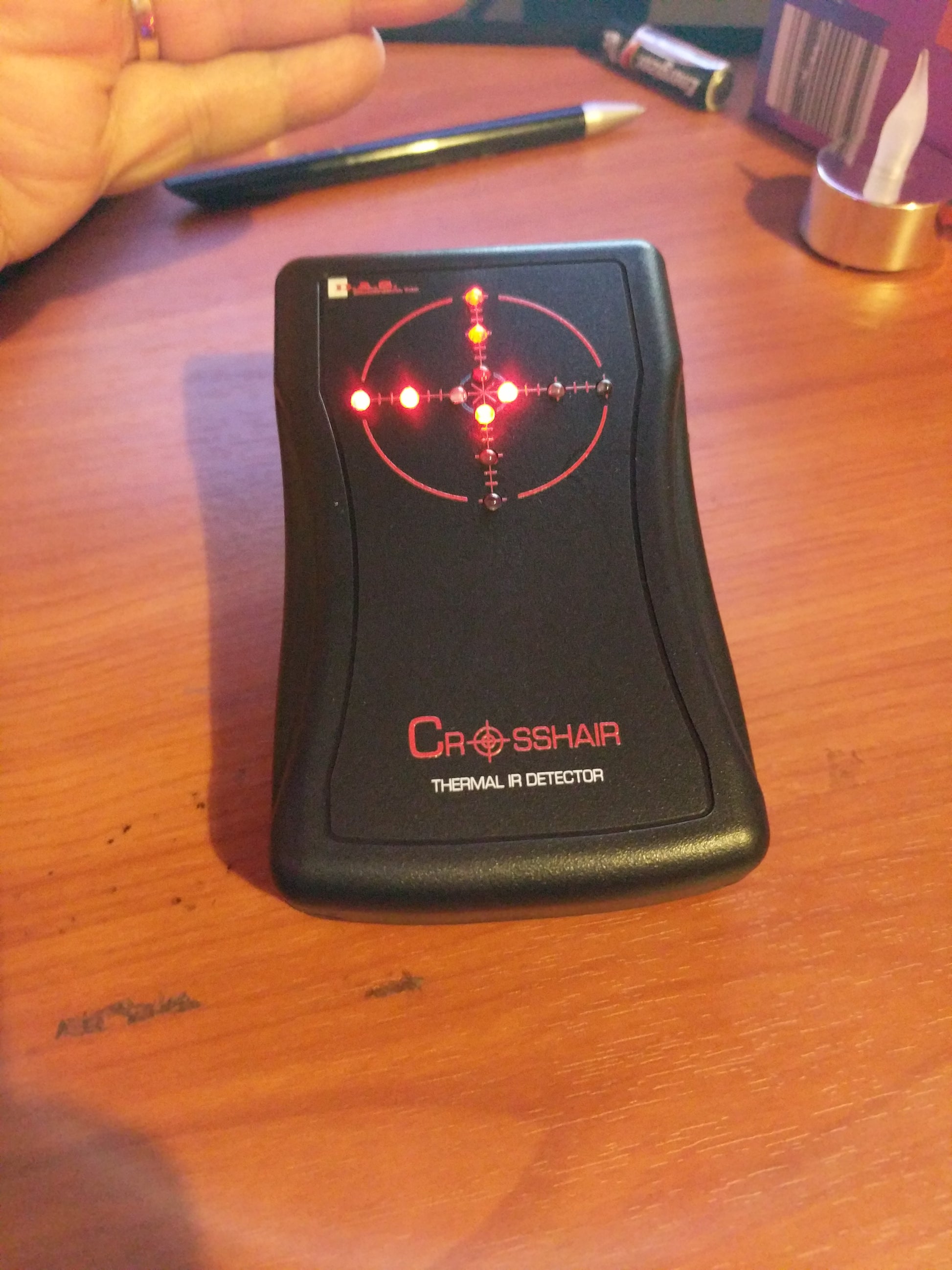 Ghost Hunting TIR Crosshair with X Y Axis Thermal Infrared Gesture Recognition - OZParaTech