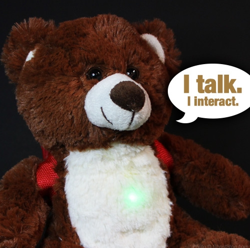 BooBuddy Interactive Bear with FREE CASE (Dark brown only) - OZParaTech