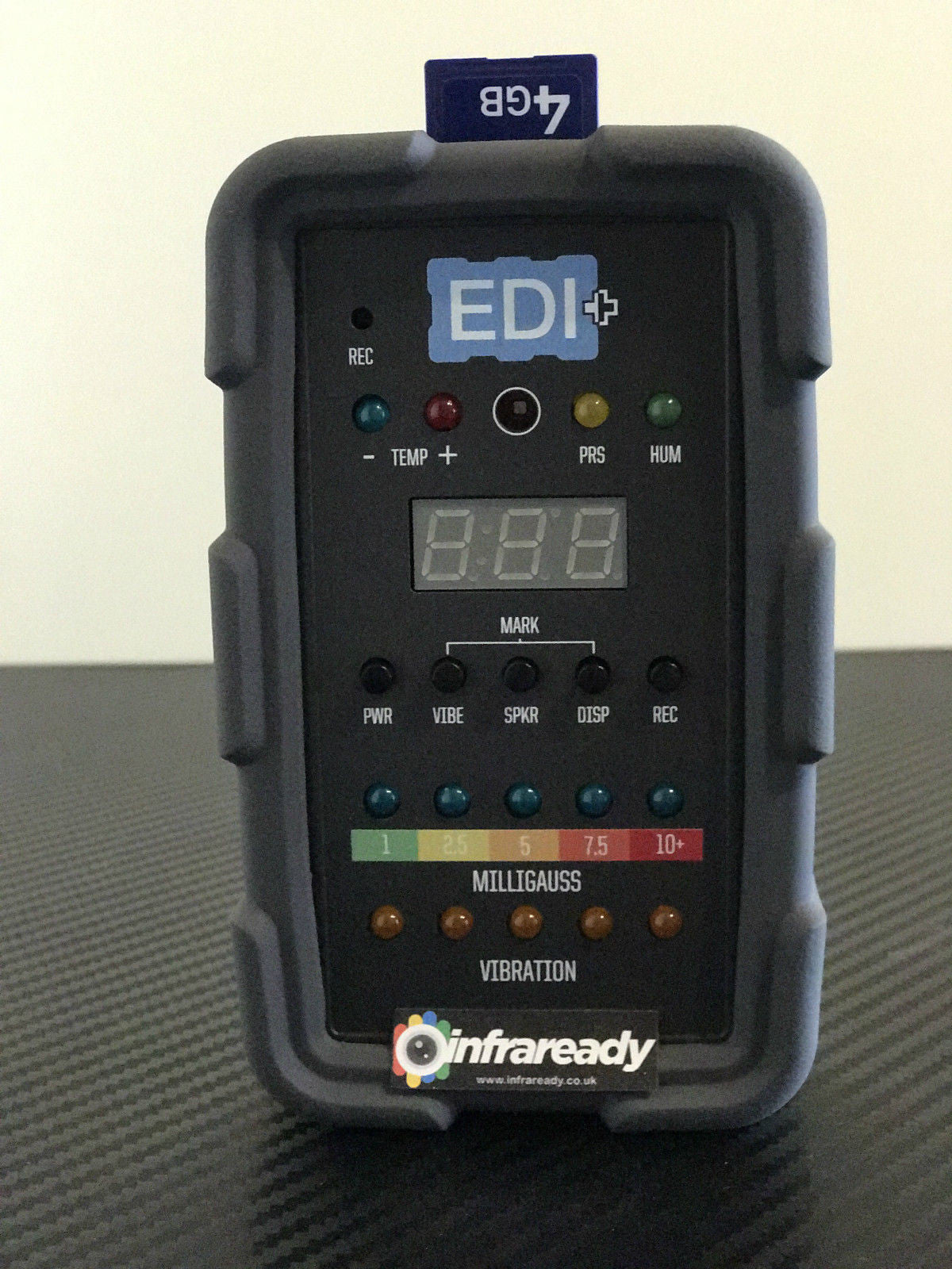 EDI+ Research device (Data Log / EMF / Temperature / Geophone / Pressure / Humidity all in one) - OZParaTech